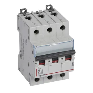 Legrand Leitungsschutzschalter, Automat 409502 DX3 D32A 3P 10KA 3M
