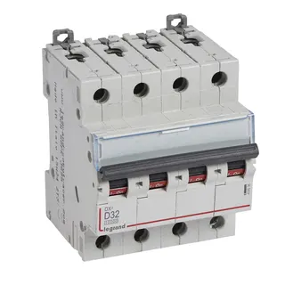 Legrand Leitungsschutzschalter, Automat 409536 DX3 D32A 4P 10KA 4M