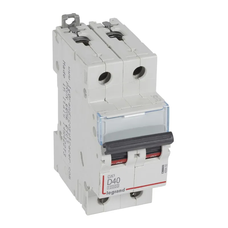 Legrand Leitungsschutzschalter, Automat 409455 DX3 D40A 2P 10KA 2M