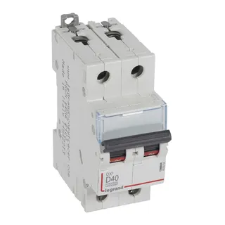 Legrand Leitungsschutzschalter, Automat 409455 DX3 D40A 2P 10KA 2M