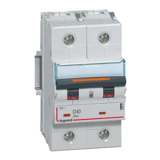 Legrand Leitungsschutzschalter, Automat 409824 DX3 D40A 2P 25KA 3M