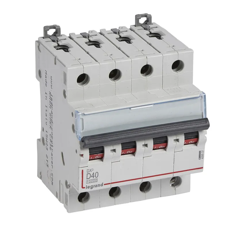 Legrand Leitungsschutzschalter, Automat 409537 DX3 D40A 4P 10KA 4M
