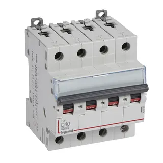 Legrand Leitungsschutzschalter, Automat 409537 DX3 D40A 4P 10KA 4M