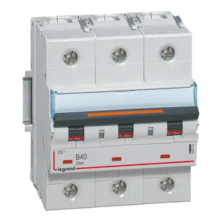 Legrand Leitungsschutzschalter, Automat 409733 DX3 B40A 3P 25KA 4,5M