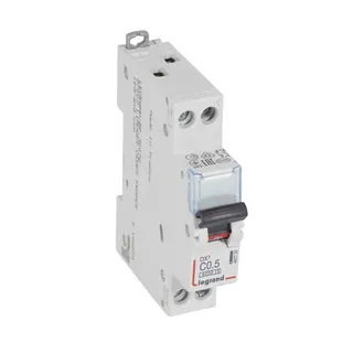 Legrand Leitungsschutzschalter, Automat 407733 DX3 C0,5A 1P+N 6KA 1M