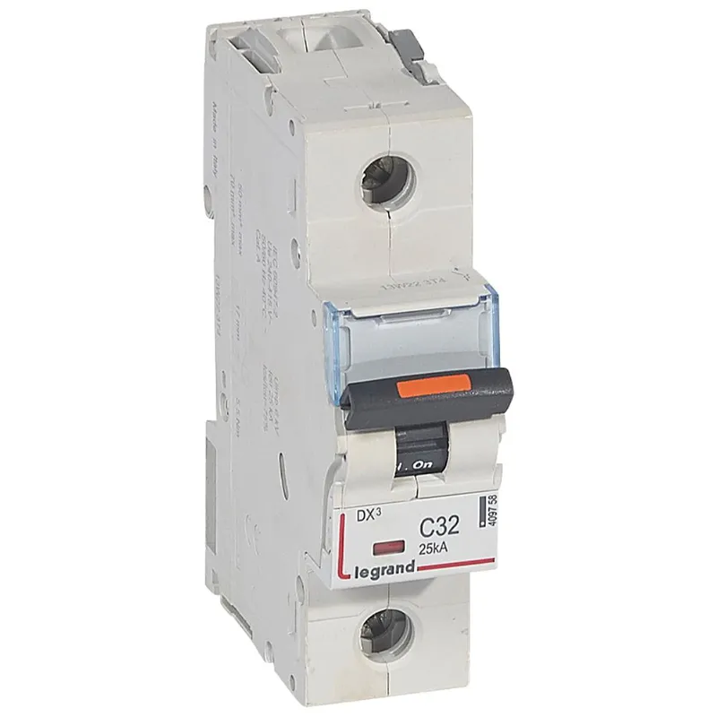 Legrand Leitungsschutzschalter, Automat 409758 DX3 C32A 1P 25KA 1,5M