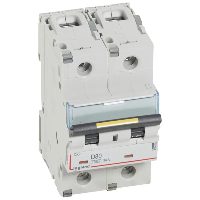 Legrand Leitungsschutzschalter, Automat 409458 DX3 D80A 2P 10KA 3M