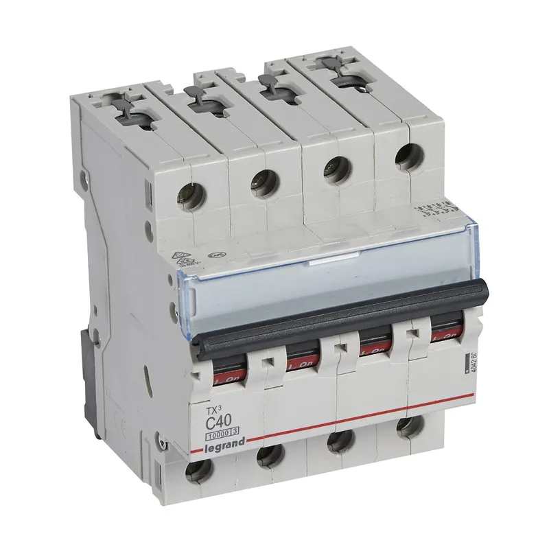 Legrand Leitungsschutzschalter, Automat 404260 TX3 C40A 4P 10KA 4M