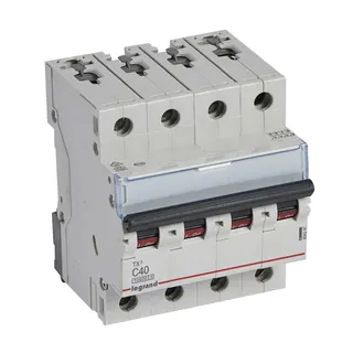 Legrand Leitungsschutzschalter, Automat 404260 TX3 C40A 4P 10KA 4M