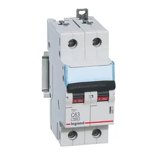 Legrand Leitungsschutzschalter, Automat 404211 TX3 C63A 2P 10KA 2M