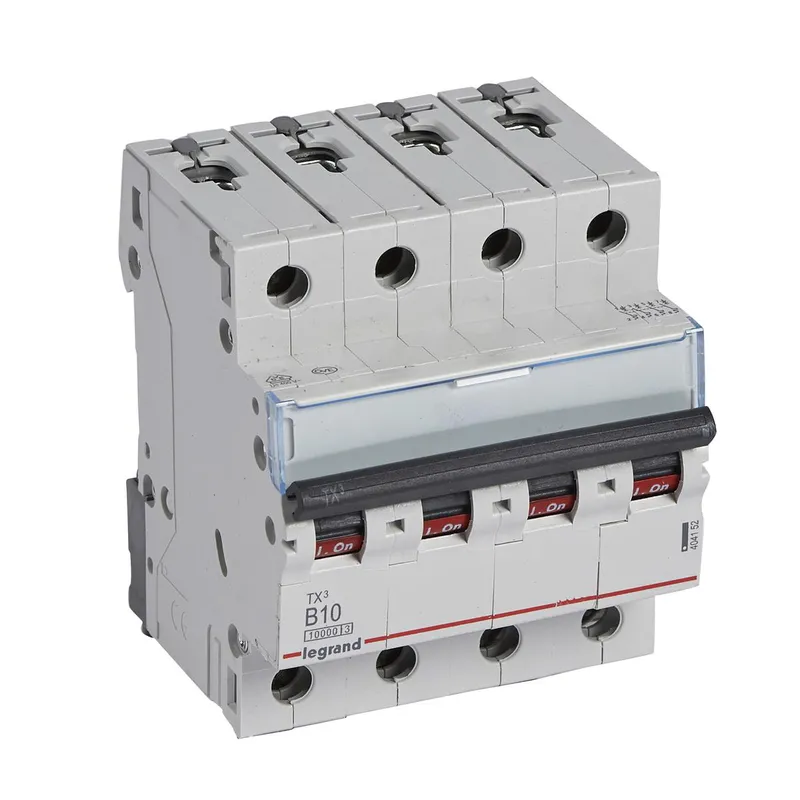 Legrand Leitungsschutzschalter, Automat 404152 TX3 B10A 4P 10KA 4M