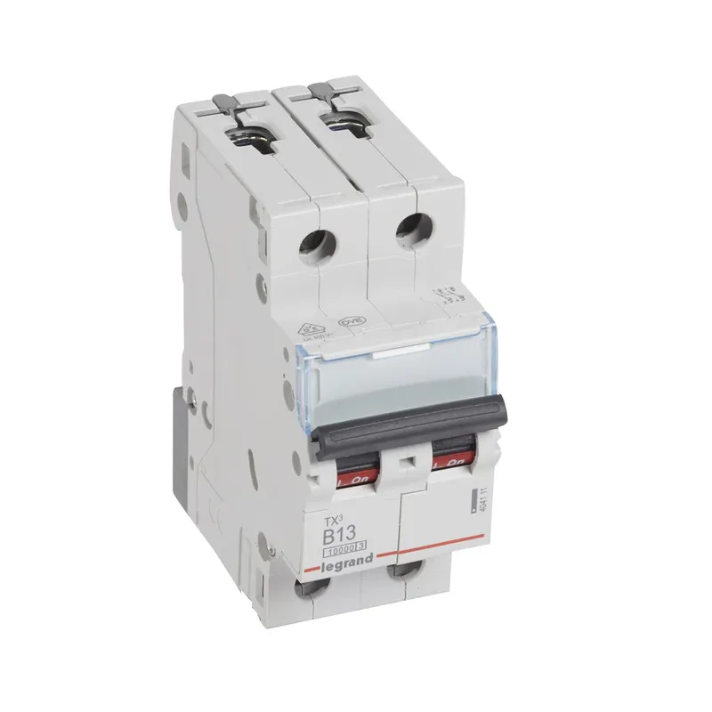 Legrand Leitungsschutzschalter, Automat 404111 TX3 B13A 2P 10KA 2M