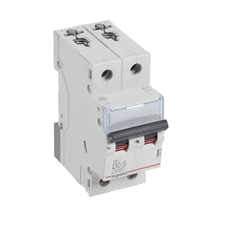 Legrand Leitungsschutzschalter, Automat 403729 TX3 D0,5A 2P 6KA 2M