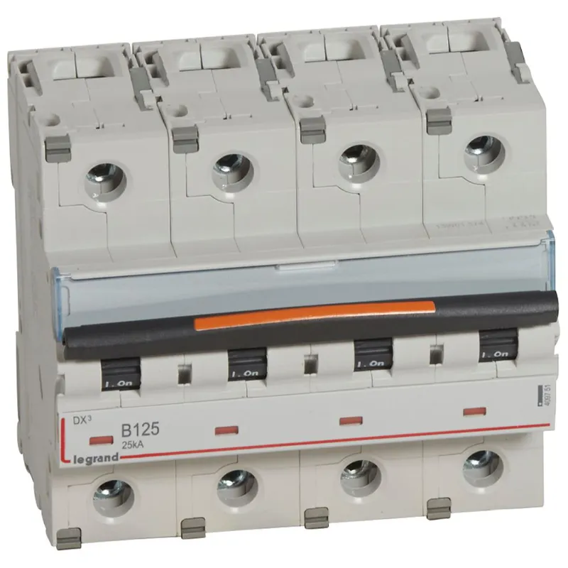 Legrand Leitungsschutzschalter, Automat 409751 DX3 B125A 4P 25KA 6M