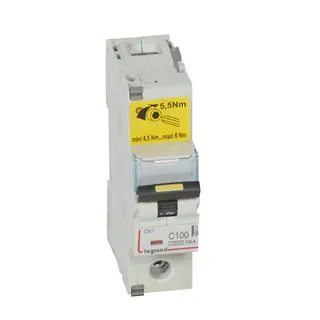 Legrand Leitungsschutzschalter, Automat 409141 DX3 C100A 1P 10KA 1M