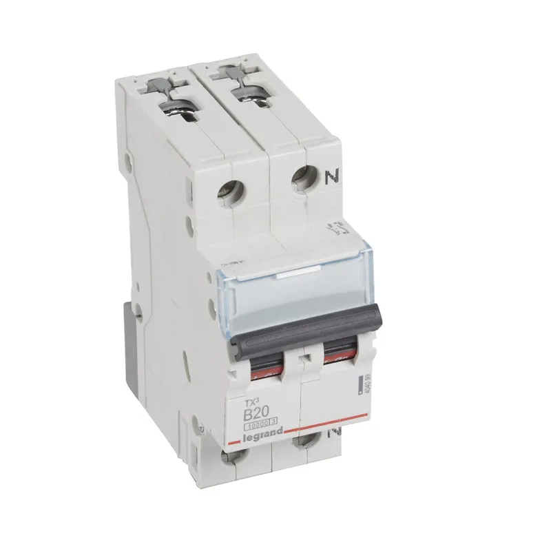 Legrand Leitungsschutzschalter, Automat 404099 TX3 B20A 1P+N 10KA 2M