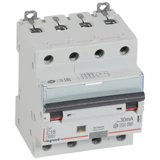 Legrand FI / LS-Kombination 411244 DX3 C16 4P 6KA 30MA A-HPI