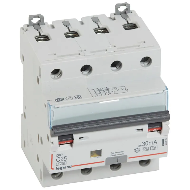 Legrand FI / LS-Kombination 411246 DX3 C25 4P 6KA 30MA A-HPI