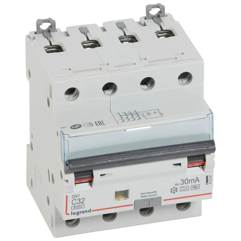 Legrand FI / LS-Kombination 411247 DX3 C32 4P 6KA 30MA A-HPI