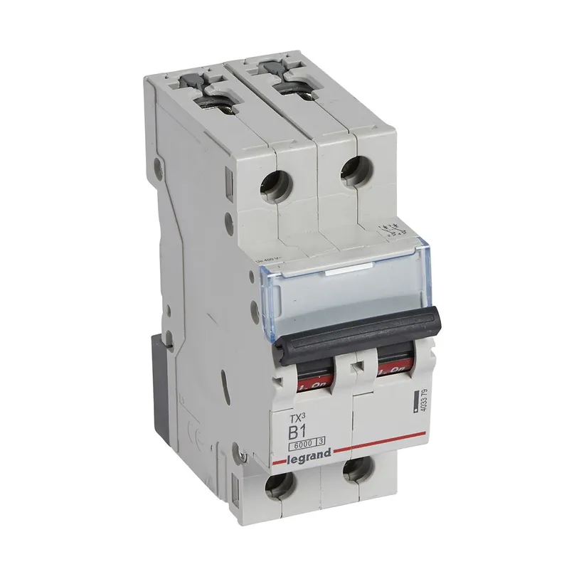 Legrand Leitungsschutzschalter, Automat 403379 TX3 B1A 2P 6KA 2M