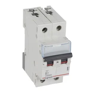 Legrand Leitungsschutzschalter, Automat 404105 TX3 B1A 2P 10KA 2M