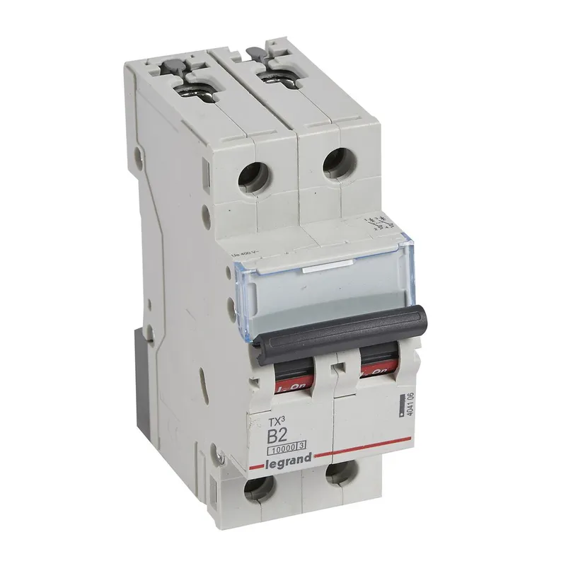 Legrand Leitungsschutzschalter, Automat 404106 TX3 B2A 2P 10KA 2M
