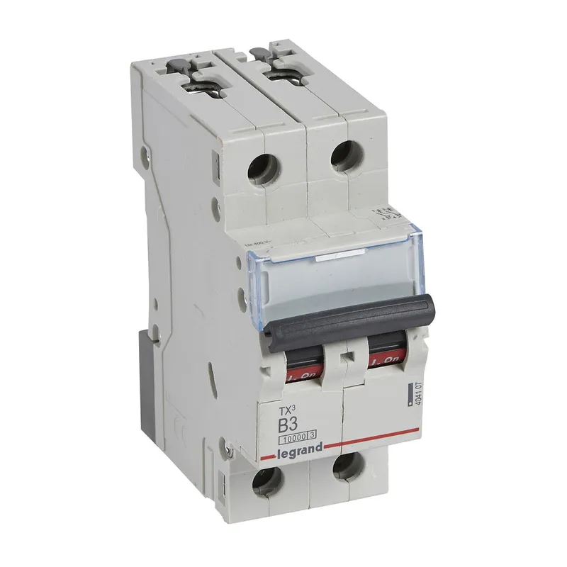 Legrand Leitungsschutzschalter, Automat 404107 TX3 B3A 2P 10KA 2M