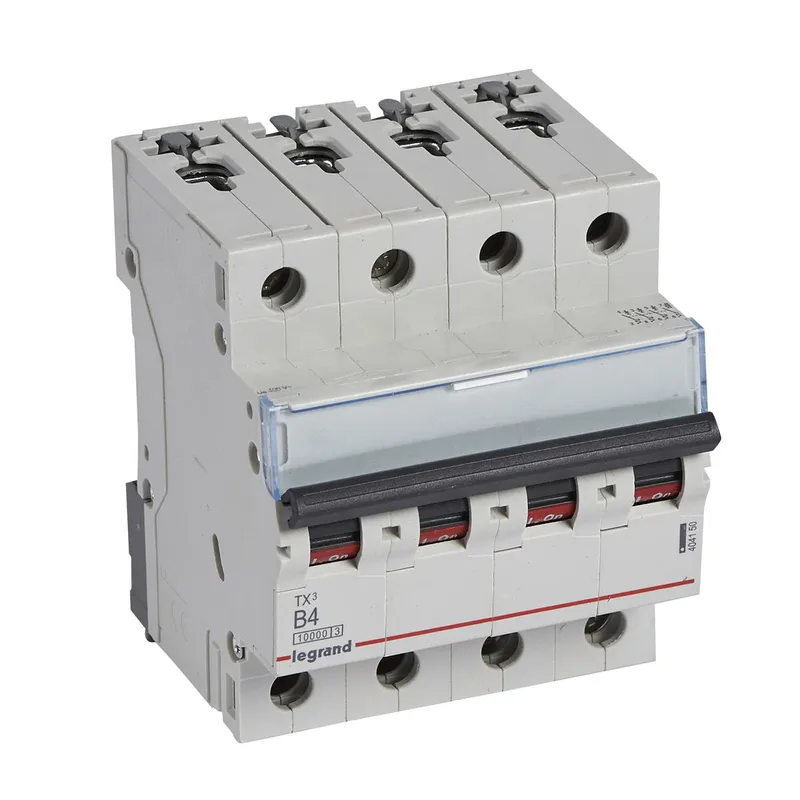 Legrand Leitungsschutzschalter, Automat 404150 TX3 B4A 4P 10KA 4M
