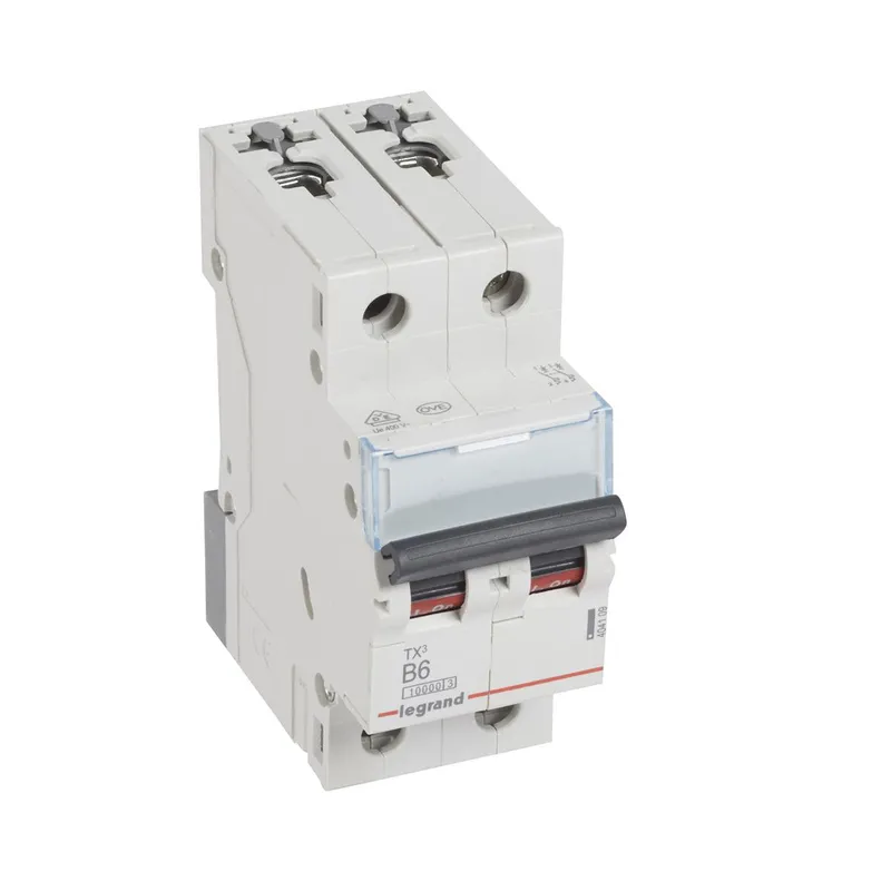 Legrand Leitungsschutzschalter, Automat 404109 TX3 B6A 2P 10KA 2M