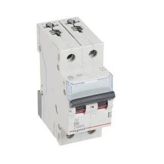 Legrand Leitungsschutzschalter, Automat 404109 TX3 B6A 2P 10KA 2M