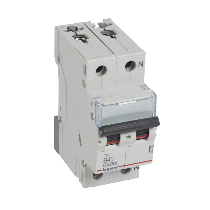 Legrand Leitungsschutzschalter, Automat 404102 TX3 B40A 1P+N 10KA 2M