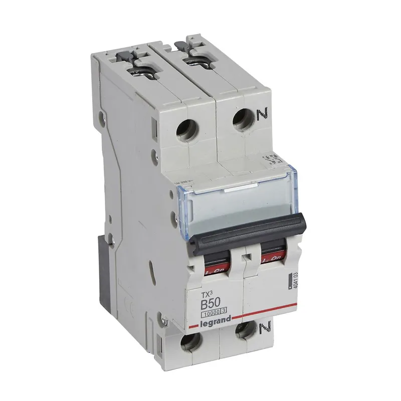 Legrand Leitungsschutzschalter, Automat 404103 TX3 B50A 1P+N 10KA 2M