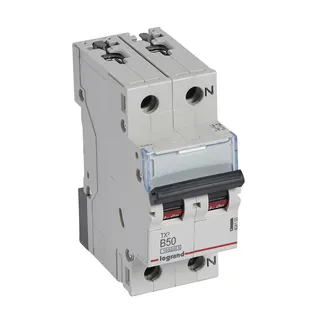 Legrand Leitungsschutzschalter, Automat 404103 TX3 B50A 1P+N 10KA 2M