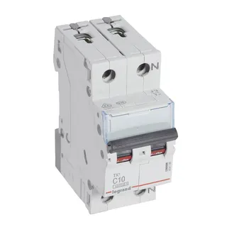 Legrand Leitungsschutzschalter, Automat 404186 TX3 C10A 1P+N 10KA 2M