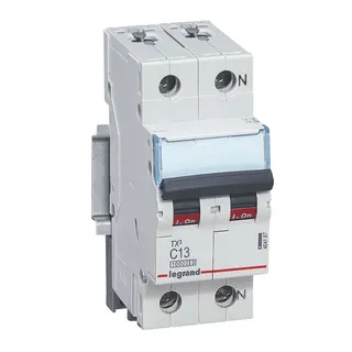 Legrand Leitungsschutzschalter, Automat 404187 TX3 C13A 1P+N 10KA 2M
