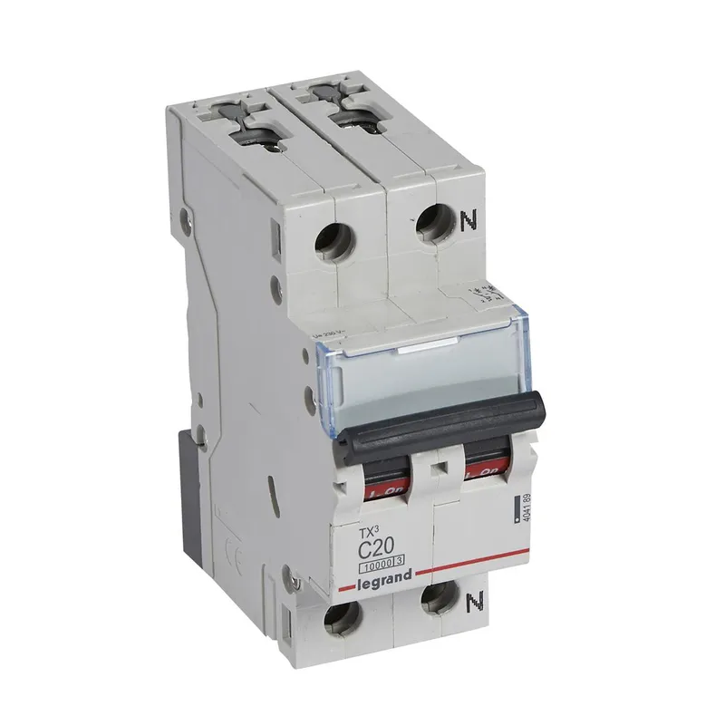 Legrand Leitungsschutzschalter, Automat 404189 TX3 C20A 1P+N 10KA 2M