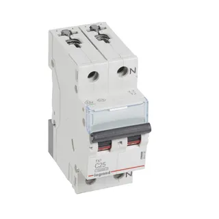 Legrand Leitungsschutzschalter, Automat 404190 TX3 C25A 1P+N 10KA 2M