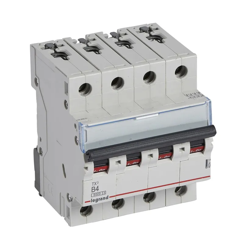 Legrand Leitungsschutzschalter, Automat 403412 TX3 B4A 4P 6KA 4M