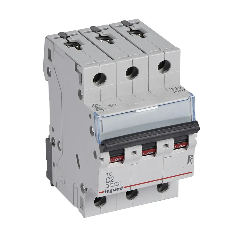 Legrand Leitungsschutzschalter, Automat 403538 TX3 C2A 3P 6KA 3M
