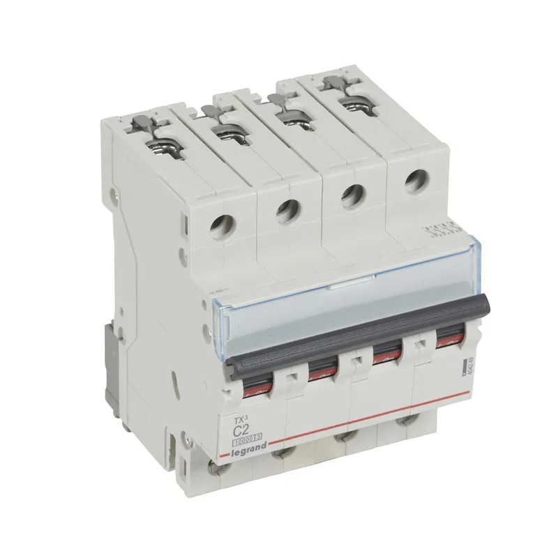 Legrand Leitungsschutzschalter, Automat 404249 TX3 C2A 4P 10KA 4M