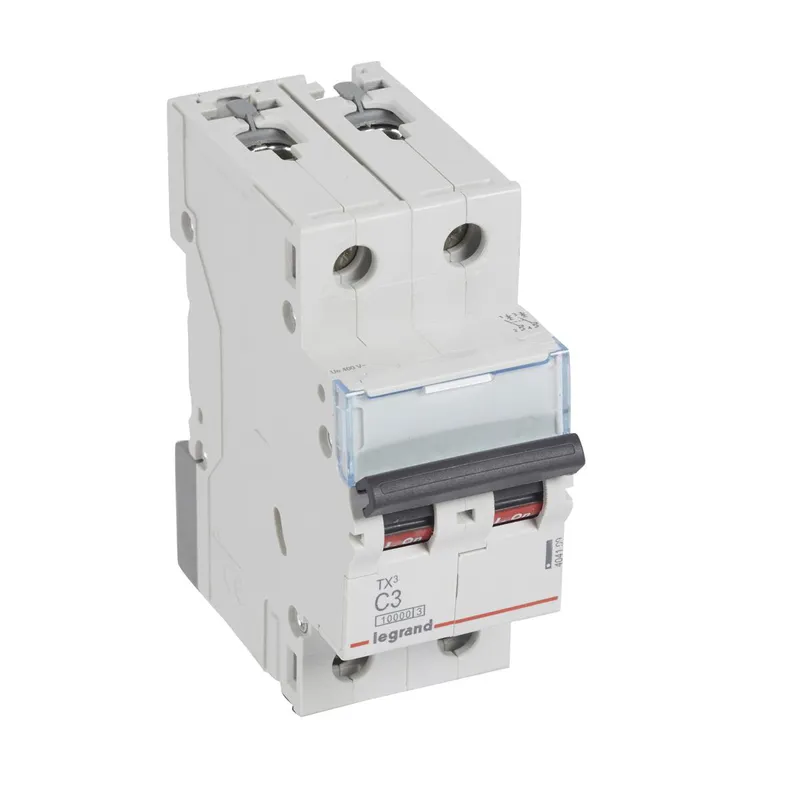 Legrand Leitungsschutzschalter, Automat 404199 TX3 C3A 2P 10KA 2M