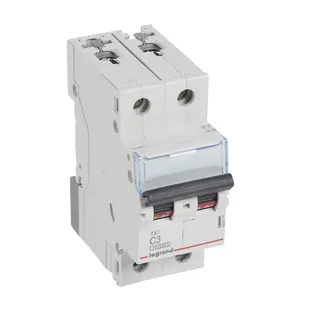 Legrand Leitungsschutzschalter, Automat 404199 TX3 C3A 2P 10KA 2M