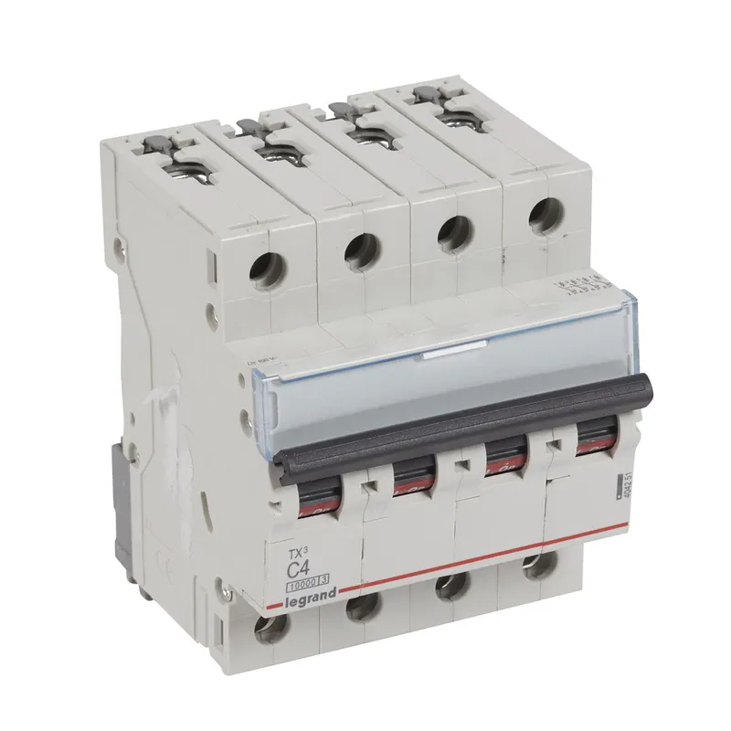 Legrand Leitungsschutzschalter, Automat 404251 TX3 C4A 4P 10KA 4M