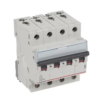 Legrand Leitungsschutzschalter, Automat 404251 TX3 C4A 4P 10KA 4M