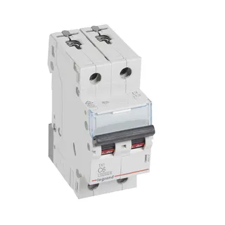 Legrand Leitungsschutzschalter, Automat 404201 TX3 C6A 2P 10KA 2M