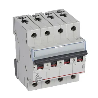 Legrand Leitungsschutzschalter, Automat 404252 TX3 C6A 4P 10KA 4M