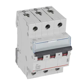 Legrand Leitungsschutzschalter, Automat 403753 TX3 D10A 3P 6KA 3M