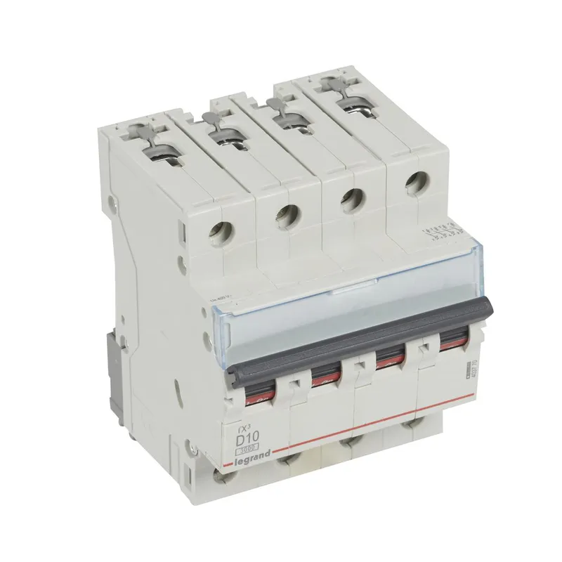 Legrand Leitungsschutzschalter, Automat 403770 TX3 D10A 4P 6KA 4M