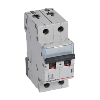 Legrand Leitungsschutzschalter, Automat 403738 TX3 D16A 2P 6KA 2M