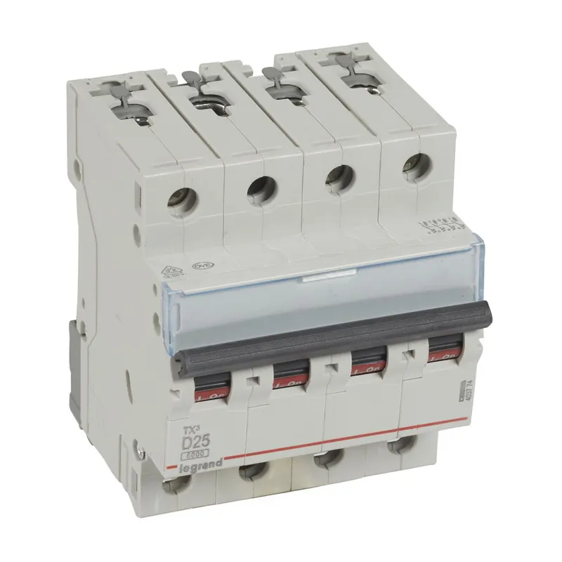 Legrand Leitungsschutzschalter, Automat 403774 TX3 D25A 4P 6KA 4M